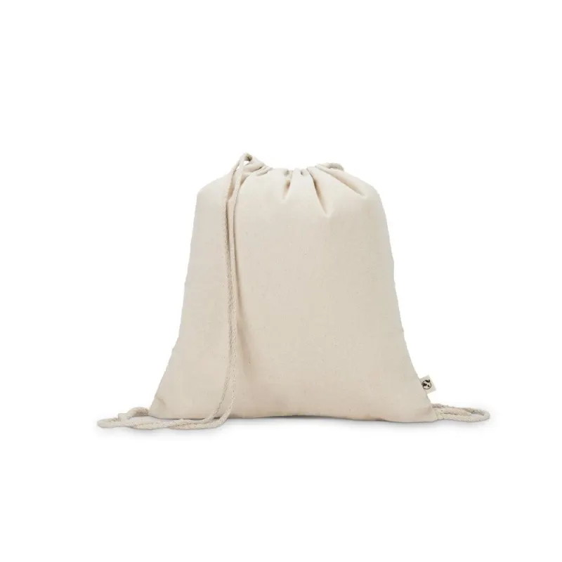 Rucsac 100% bumbac reciclat (180 g/m²) Maiorca – cu logo-ul firmei