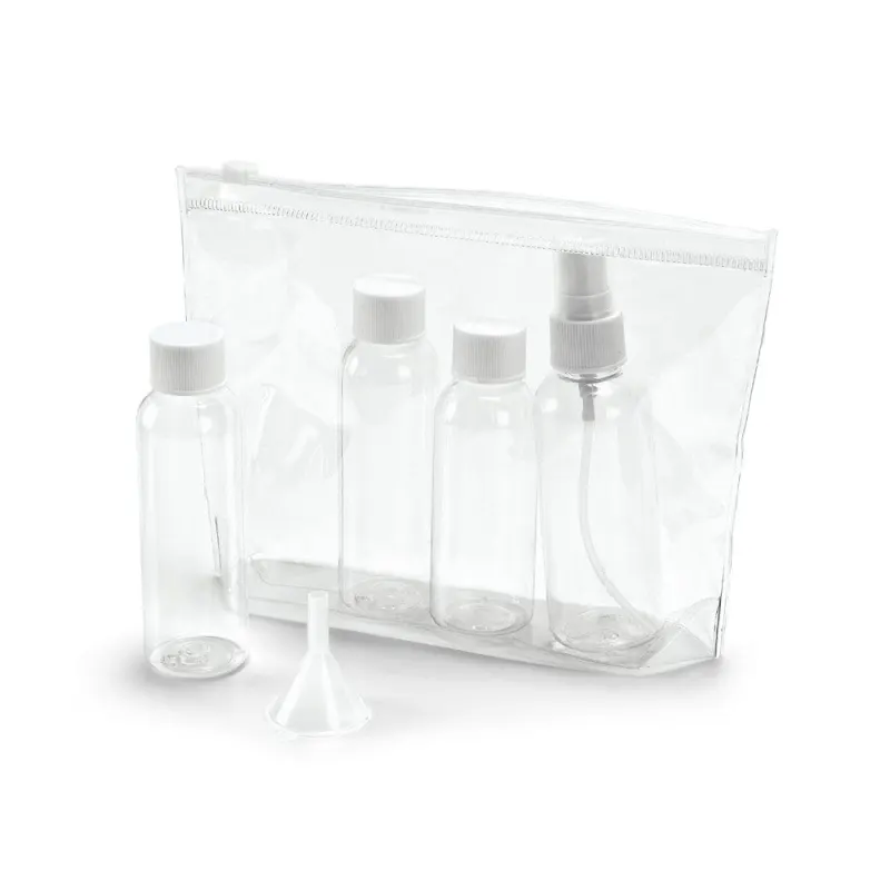 Geantă cosmetică etanșă din PVC Deniro – cu logo-ul firmei