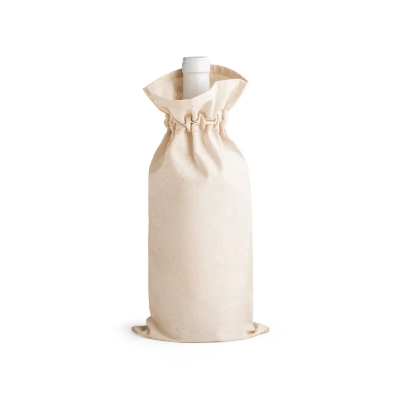 Sacoșă textilă din bumbac 100% pentru sticlă (180 g/m²) Jerome