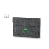 Geantă pentru laptop din pâslă reciclată (100% rPET) Felpy Sleeve – cu logo-ul firmei — fotografia 7