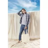 Sacoșă textilă din bumbac organic premium cu mânere lungi - Organic Premium Cotton Tote — fotografia 9