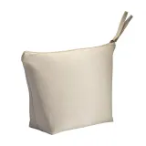 Trusă de cosmetice din bumbac reciclat, 280 g/m² – cu logo-ul firmei — fotografia 1
