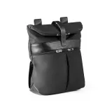 Rucsac din microfibră și PU Rover backpack – cu logo-ul firmei — fotografia 3