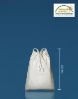Sac din Bumbac cu Snur - Bag with Drawstring Mini — fotografia 4