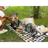 Rucsac termic căptușit din poliester reciclat 600D ripstop 16 L Roma L – cu logo-ul firmei — fotografia 5