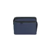 Geantă termică din poliester reciclat 600D cu curea reglabilă 7 L Cancun – cu logo-ul firmei — fotografia 9
