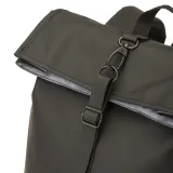 Rucsac din PU moale, rezistent la apă, fabricat din materiale reciclate (15") – cu logo-ul firmei — fotografia 5