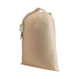 Pungă cadou din bumbac organic, 140 g/m², 40 x 50 cm – cu logo-ul firmei — fotografia 1