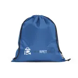 Rucsac cu snur 190T poliester reciclat (100% rPET) Pemba – cu logo-ul firmei — fotografia 3