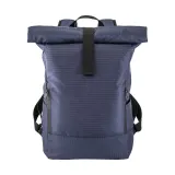 Rucsac pentru laptop din poliester reciclat, vopsit cu vopsele ecologice – cu logo-ul firmei — fotografia 2