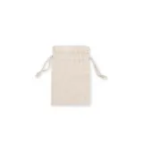 Pungă mică de cadou, 100% bumbac (120 g/m²) Giftwrap S – cu logo-ul firmei — fotografia 3