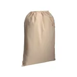 Pungă din bumbac cu șnur, 120 g/m², 30 x 45 cm – cu logo-ul firmei — fotografia 1