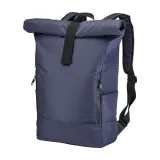 Rucsac pentru laptop din poliester reciclat, vopsit cu vopsele ecologice – cu logo-ul firmei — fotografia 1