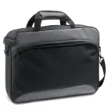 Geantă pentru laptop 15.6'' din poliester 600D 2Tone și 300D Santana – cu logo-ul firmei — fotografia 1