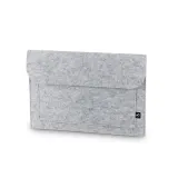 Geantă pentru laptop din pâslă reciclată (100% rPET) Felpy Sleeve – cu logo-ul firmei — fotografia 1