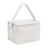 Geantă termoizolantă din poliester 210T, cu interior argintiu – cu logo-ul firmei — fotografia 1