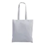 Geantă de cumpărături din pânză de 280 g/m², cu mânere lungi – cu logo-ul firmei — fotografia 3