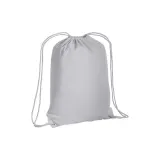 Rucsac din bumbac de 135 g/m², cu închidere cu șnur – cu logo-ul firmei — fotografia 1
