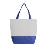 Geantă termoizolantă din material nețesut, cu interior argintiu din non-woven (nețesut) – cu logo-ul firmei — fotografia 2