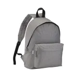 Rucsac Melange R-PET cu 2 buzunare (din R-PET reciclat) – cu logo-ul firmei — fotografia 1