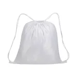Rucsac strălucitor din policoton, 150 g/m², 37 x 42 cm – cu logo-ul firmei — fotografia 2