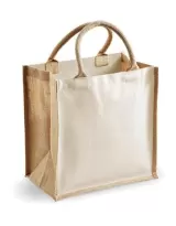 Sacoșă textilă pentru pictat din iuta si bumbac - Printers' Midi Jute Bag — fotografia 2