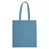 Sacoșă textilă Eco Tex Standard 100 din bumbac reciclat cu mânere lungi, 140gm² — fotografia 5