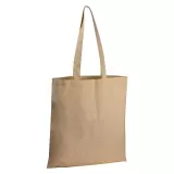 Sacoșă textilă Eco Tex Standard 100 din bumbac reciclat cu mânere lungi, 140gm² — fotografia 7
