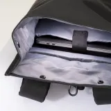 Rucsac din PU moale, rezistent la apă, fabricat din materiale reciclate (15") – cu logo-ul firmei — fotografia 8