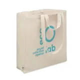 Sacoșă textilă din bumbac reciclat Gave — fotografia 4