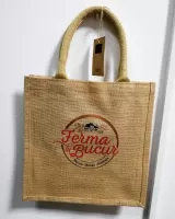 Sacoșă textilă iuta midi - Jute Midi Tote — fotografia 6