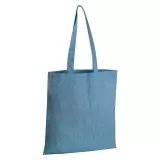 Sacoșă textilă Eco Tex Standard 100 din bumbac reciclat cu mânere lungi, 140gm² — fotografia 4