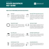 Rucsac din material textil și PU Rover backpack Ii – cu logo-ul firmei — fotografia 4