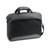 Geantă pentru laptop 15.6'' din poliester 600D 2Tone și 300D Santana – cu logo-ul firmei — fotografia 2