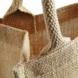 Sacoșă textilă iuta midi - Jute Midi Tote — fotografia 4