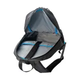 Rucsac din nailon Dobby pentru laptop, cu 3 buzunare – cu logo-ul firmei — fotografia 4