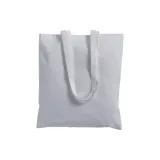 Geantă de cumpărături din pânză de 280 g/m², cu mânere lungi – cu logo-ul firmei — fotografia 2