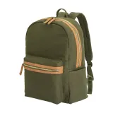 Rucsac din pânză reciclată, cu compartiment căptușit pentru notebook – cu logo-ul firmei — fotografia 1