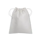 Pungă nețesută de 80 g/m², cu șnururi, 25 x 30 cm – cu logo-ul firmei — fotografia 2