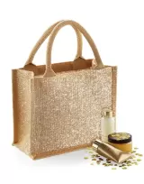 Sacoșe textile din iuta cu fiiruri aurii - Shimmer Jute Mini Gift Bag — fotografia 3