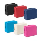 Pungă cosmetică din poliester 600D de înaltă densitate Chloe – cu logo-ul firmei — fotografia 2