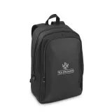 Rucsac pentru laptop din poliester reciclat 600D de înaltă densitate Drammen – cu logo-ul firmei — fotografia 4