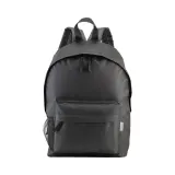 Rucsac din poliester reciclat (R-PET) cu buzunar exterior cu fermoar – cu logo-ul firmei — fotografia 2