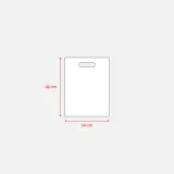 Pungă de cumpărături din material nețesut de 80 g/m², sigilată termic – cu logo-ul firmei — fotografia 3
