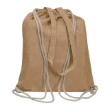 Sacoșă textilă 2in1 din bumbac reciclat Addison, 140 g/m² — fotografia 2