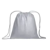 Rucsac din bumbac de 95 g/m², cu închidere cu șnur – cu logo-ul firmei — fotografia 2