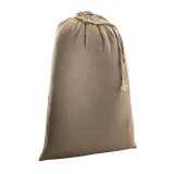 Pungă cadou din bumbac reciclat, 150 g/m², 50 x 75 cm – cu logo-ul firmei — fotografia 1
