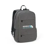 Rucsac pentru laptop din poliester reciclat 300D Business – cu logo-ul firmei — fotografia 4