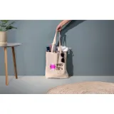 Sacoșă textilă 100% bumbac reciclat (140 g/m²) Giza — fotografia 3