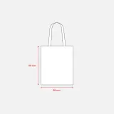 Pungă de cumpărături din R-PET de 70 g/m², sigilată termic – cu logo-ul firmei — fotografia 4
